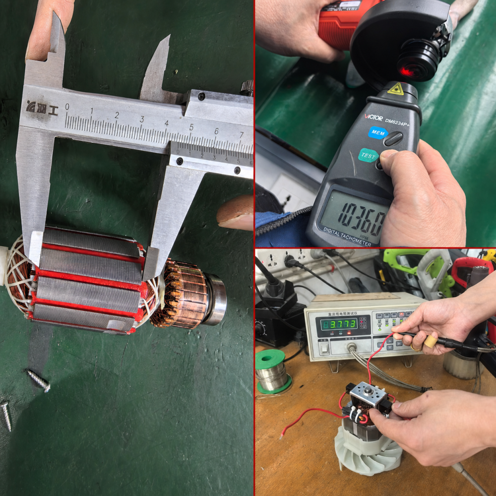 Power Tool Component & Speed Verification